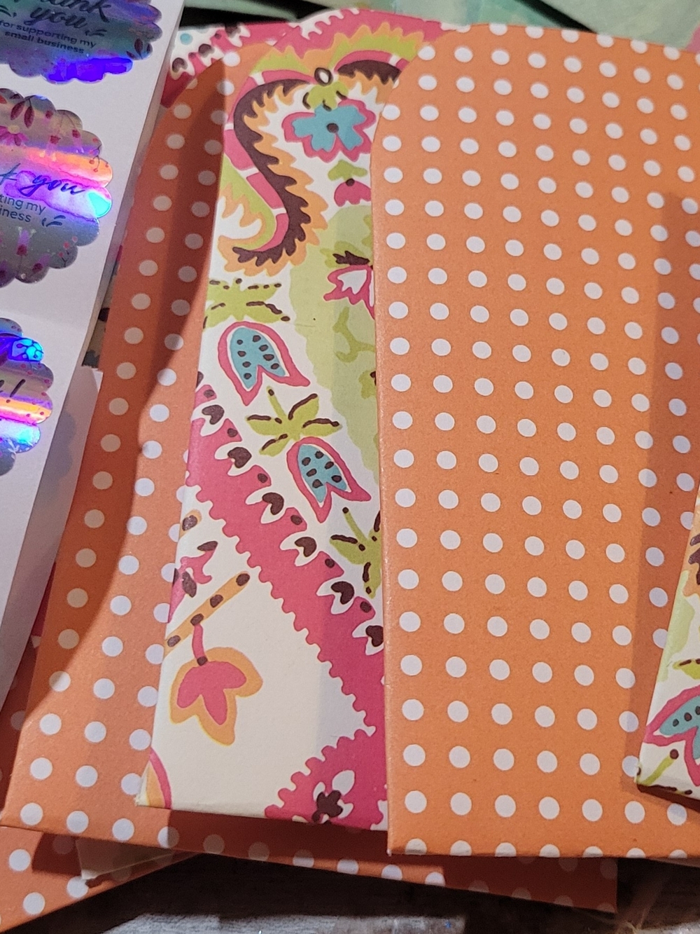 Handmade Mini Envelopes Set • 3x2.5 • Includes Stickers